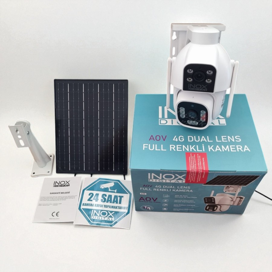 INOX X15 4G Solar PTZ Kamera | Güneş Enerjili Kablosuz Güvenlik