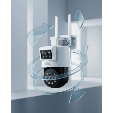 Inox-X102 3+3MP Dual Lens WiFi Kamera Hieasy | Çift Lens Akıllı Güvenlik