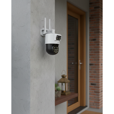 Inox-X102 3+3MP Dual Lens WiFi Kamera Hieasy | Çift Lens Akıllı Güvenlik