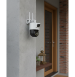 Inox-X102 3+3MP Dual Lens WiFi Kamera Hieasy | Çift Lens Akıllı Güvenlik