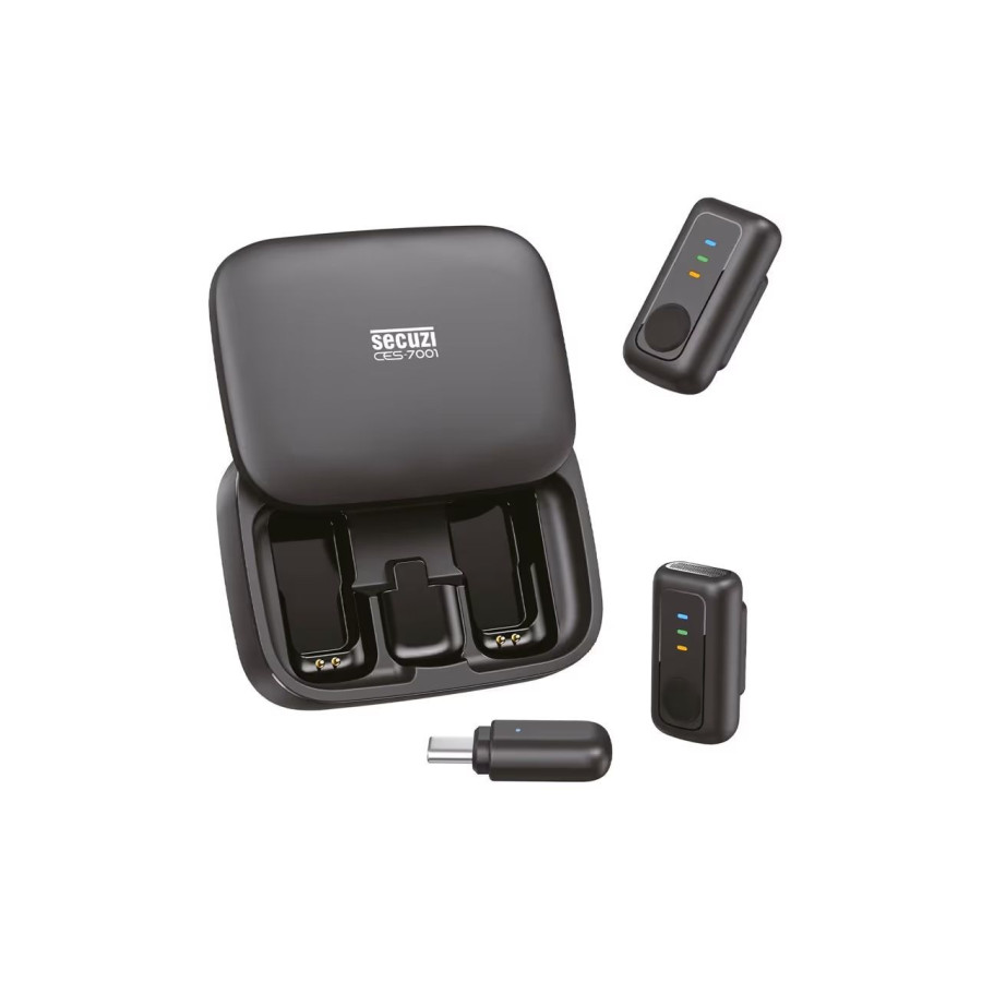 Kablosuz Yaka Mikrofonu Type-C CES Mini Mic ENC 2 Kişilik