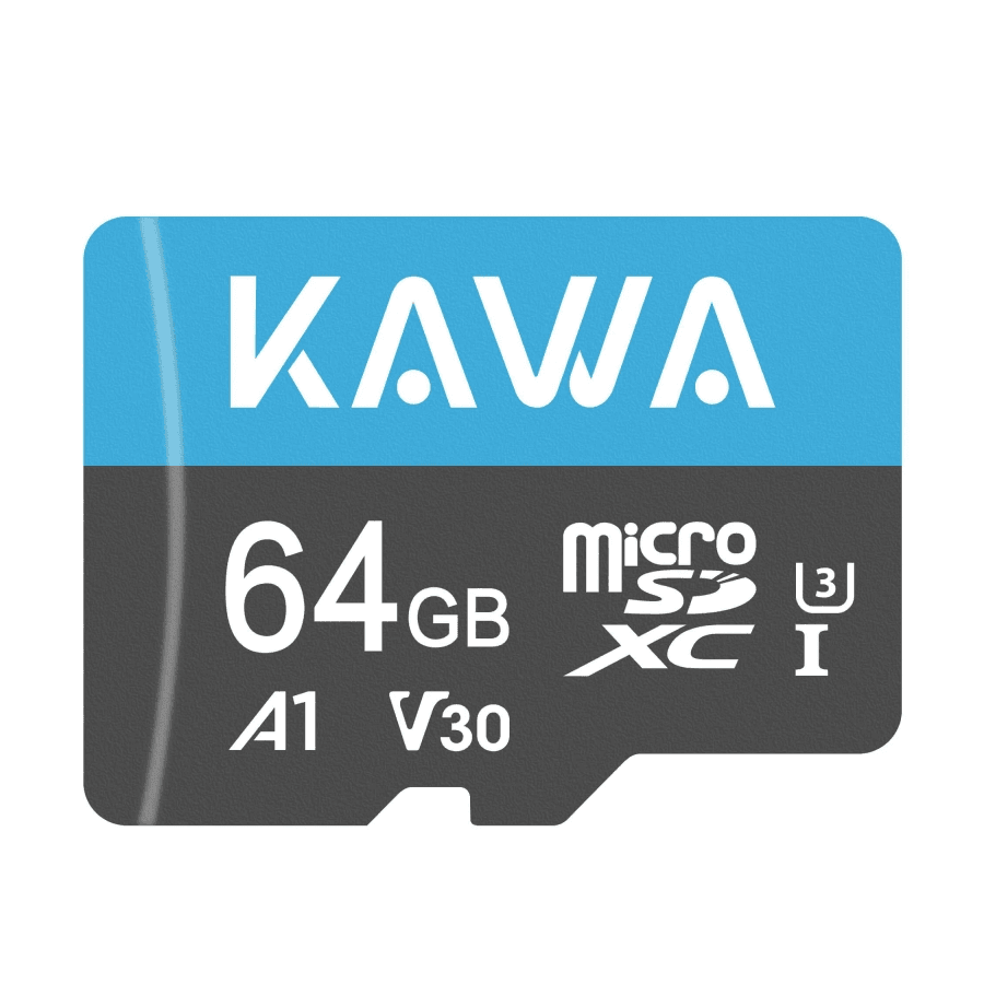 Kawa High Endurance 64GB MicroSD Kart | 7/24 Kamera Uyumlu V30 U3