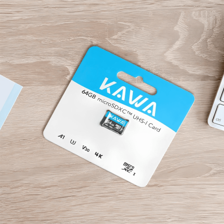 Kawa High Endurance 64GB MicroSD Kart | 7/24 Kamera Uyumlu V30 U3