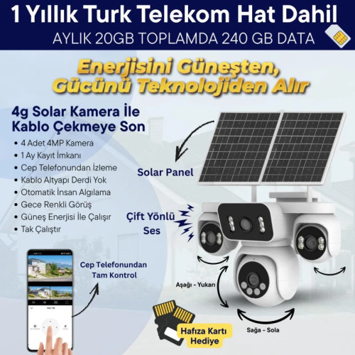 IOMA 4G SOLAR KAMERA IO-RA42G8A-TT20