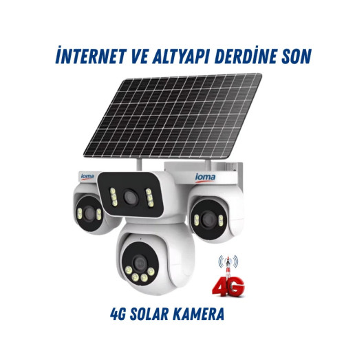IOMA 4 LENS 1 PTZ 4G SOLAR CAMERA