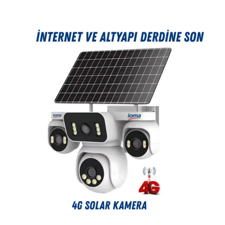 IOMA 4 LENS 1 PTZ 4G SOLAR CAMERA