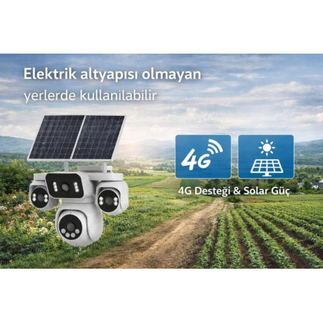 IOMA 4 LENS 1 PTZ 4G SOLAR CAMERA