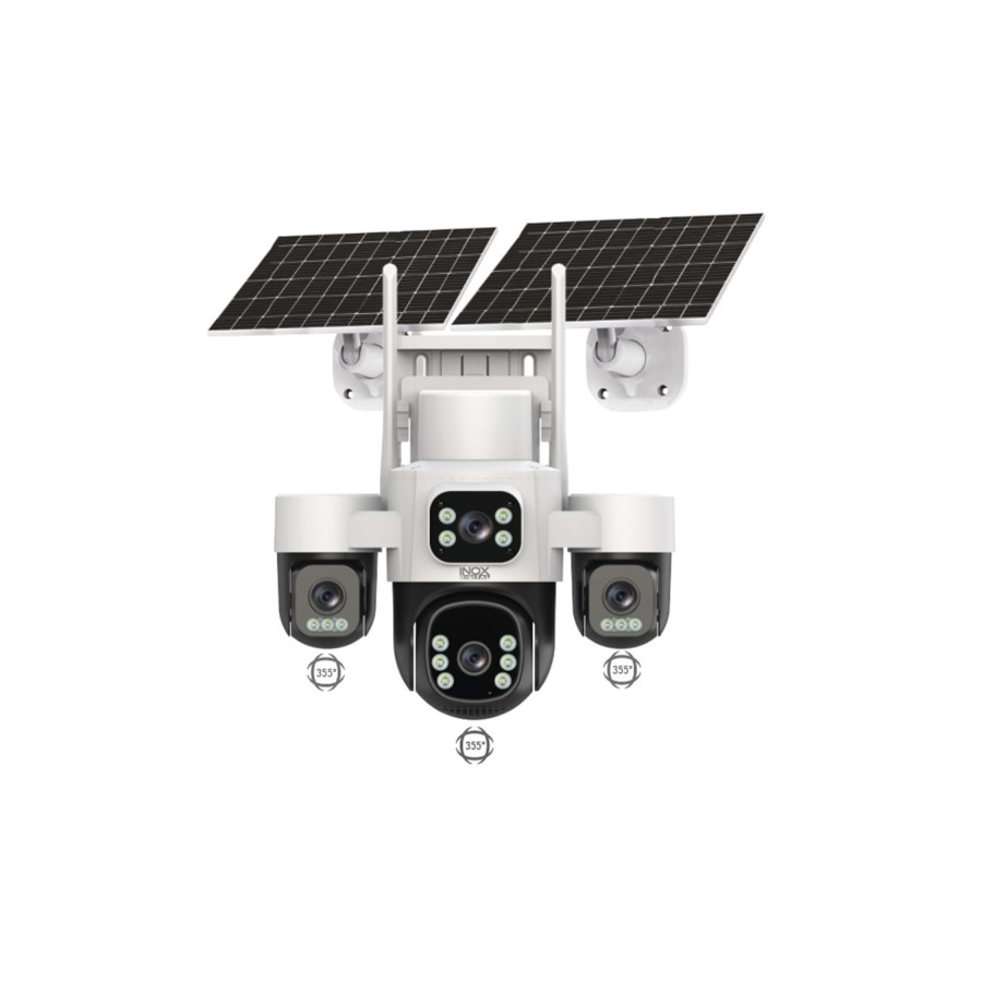 INOX X24 4 Lensli 4G Solar Güvenlik Kamerası