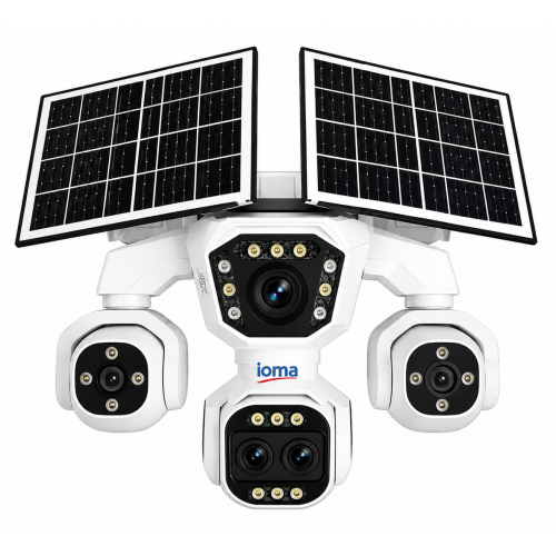 IOMA SG-408 AOV 4G Solar Güvenlik Kamerası | 18X  Zoomlu Profesyonel Tarla ve Arazi Kamerası