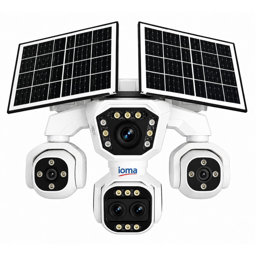 IOMA SG-408 AOV 4G Solar Güvenlik Kamerası | 18X  Zoomlu Profesyonel Tarla ve Arazi Kamerası