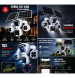 IOMA SG-408 AOV 4G Solar Güvenlik Kamerası | 18X  Zoomlu Profesyonel Tarla ve Arazi Kamerası