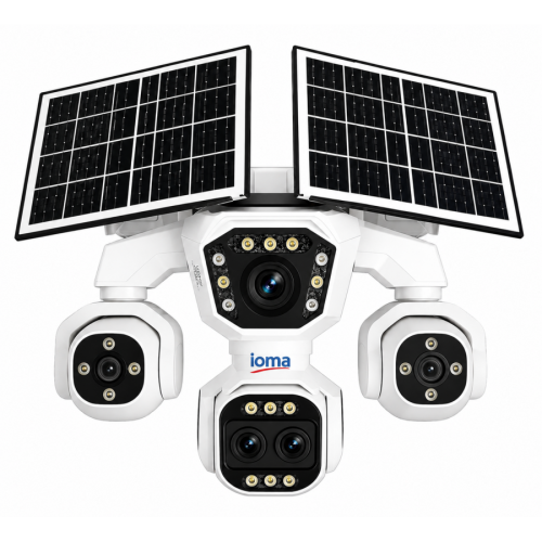 IOMA SG408 4 Kameralı 4G Solar Güvenlik Kamerası (1 Yıllık İnternet Dahil)