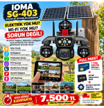 IOMA SG-403 4 Kameralı 4G eSIM Solar Güvenlik Kamerası