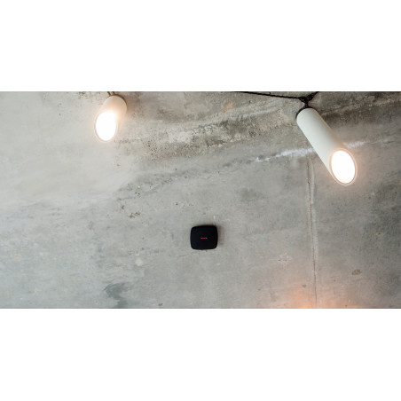 AJAX FireProtect Kablosuz Isı ve Duman Dedektörü | Siyah | Yüksek Güvenlik | Webdemarka